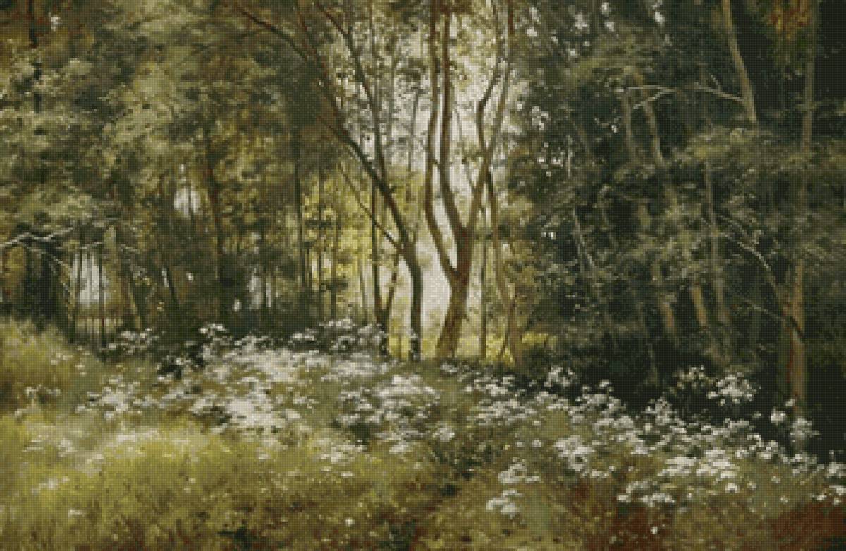 Лето Шишкин цветы на поляне - шишкин, цветы на поляне, лето - предпросмотр