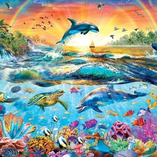 Схема вышивки «Новый мир»