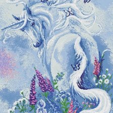 Схема вышивки «Единорог»