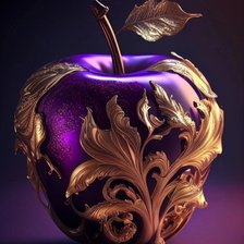 Схема вышивки «Яблоко в золоте»