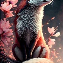 Схема вышивки «Лиса»