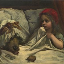 Схема вышивки «Caperucita Roja Le petite Chaperon rouge»