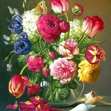 Схема вышивки «Букет»