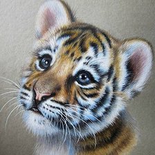 Схема вышивки «Тигренок»