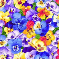 Схема вышивки «подушка анютки»