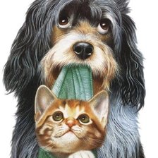 Схема вышивки «Друзья!»