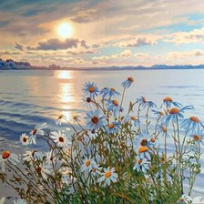 Схема вышивки «На исходе дня»