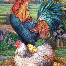 Схема вышивки «Семья»