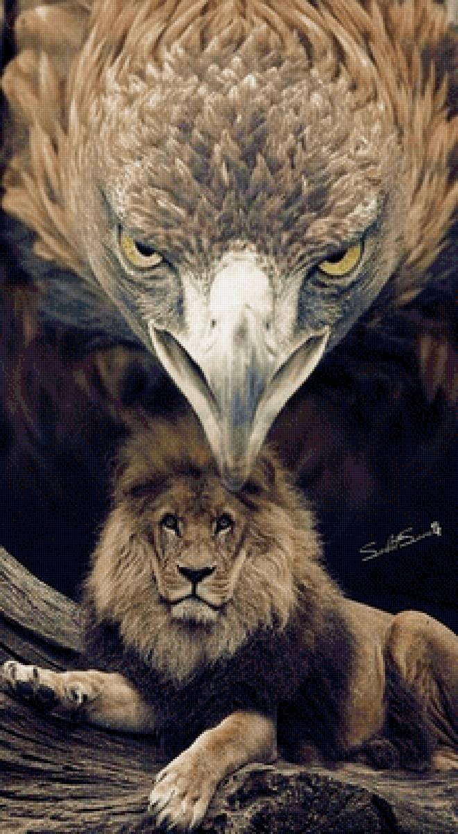 Орёл и Лев - арт - предпросмотр