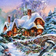 Схема вышивки «Зимняя сказка»