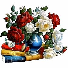 Схема вышивки «Розы»