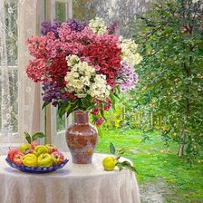 Схема вышивки «Август»