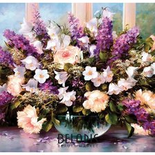 Схема вышивки «букет»