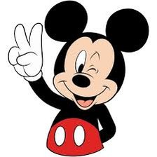 Схема вышивки «Микки»