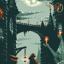 Схема вышивки «путник»