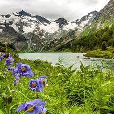 Схема вышивки «Горы вдали»