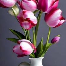 Схема вышивки «Тюльпаны»