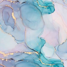 Схема вышивки «Голубой узор»