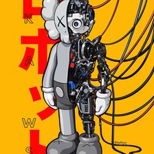 коллекционная фигурка kaws