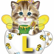 Схема вышивки «Mèo mật ông»