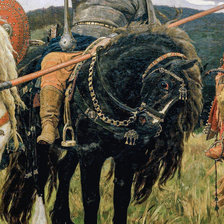 Схема вышивки «Богатыри»