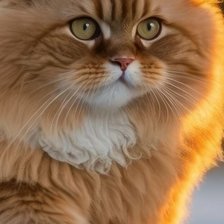 Схема вышивки «Рыжий кот»