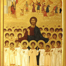 Схема вышивки «Вифлиемские младенцы»