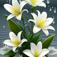 Схема вышивки «Лилии»