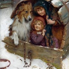 Схема вышивки «I am a child»