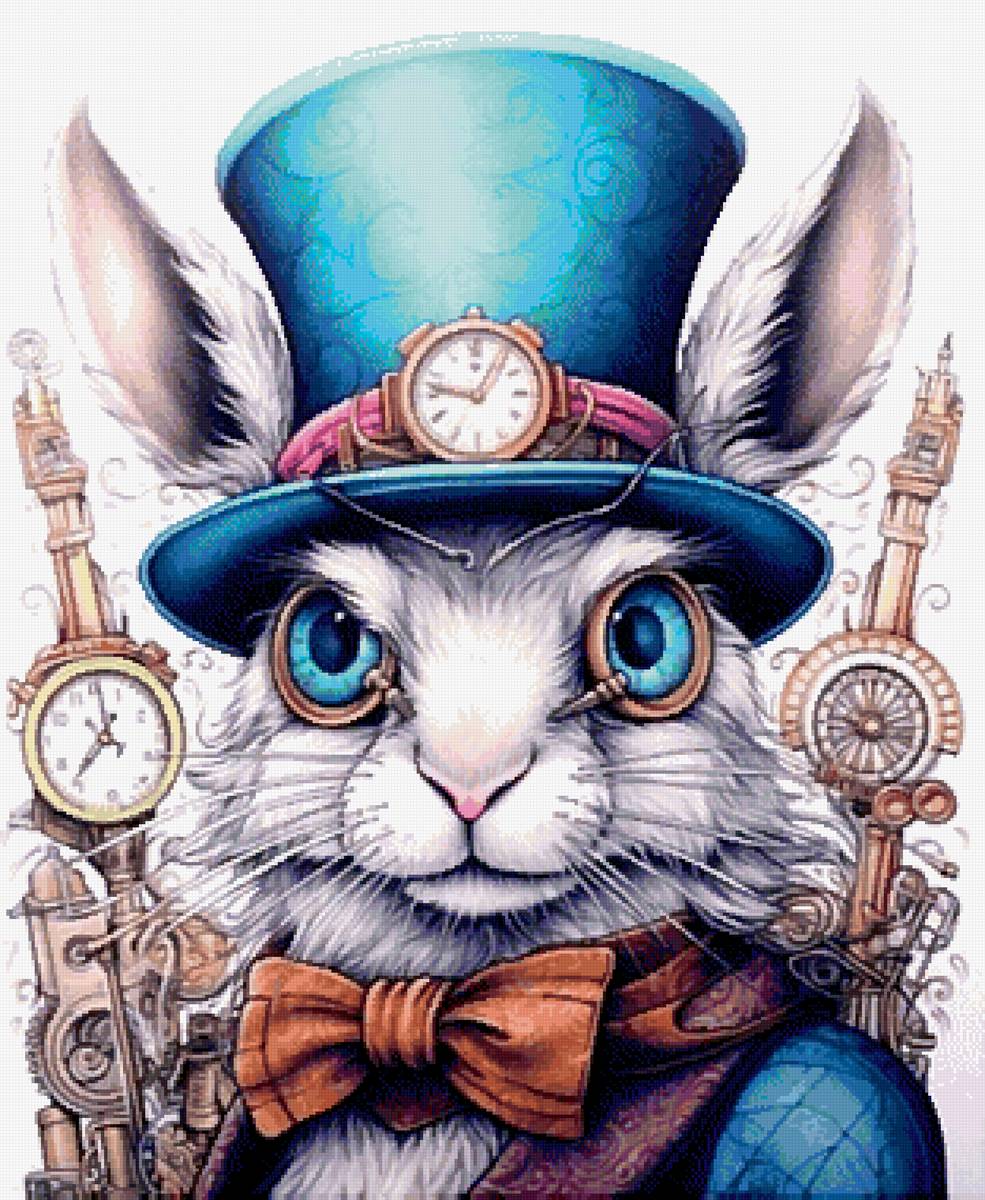 Стимпанк кролик - предпросмотр