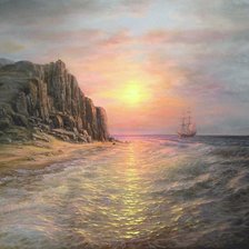 Схема вышивки «Закат»