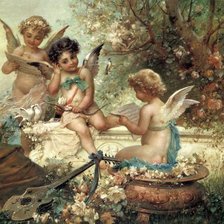 Схема вышивки «Angels»