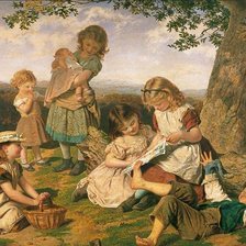 Схема вышивки «The Children Book Nursery»