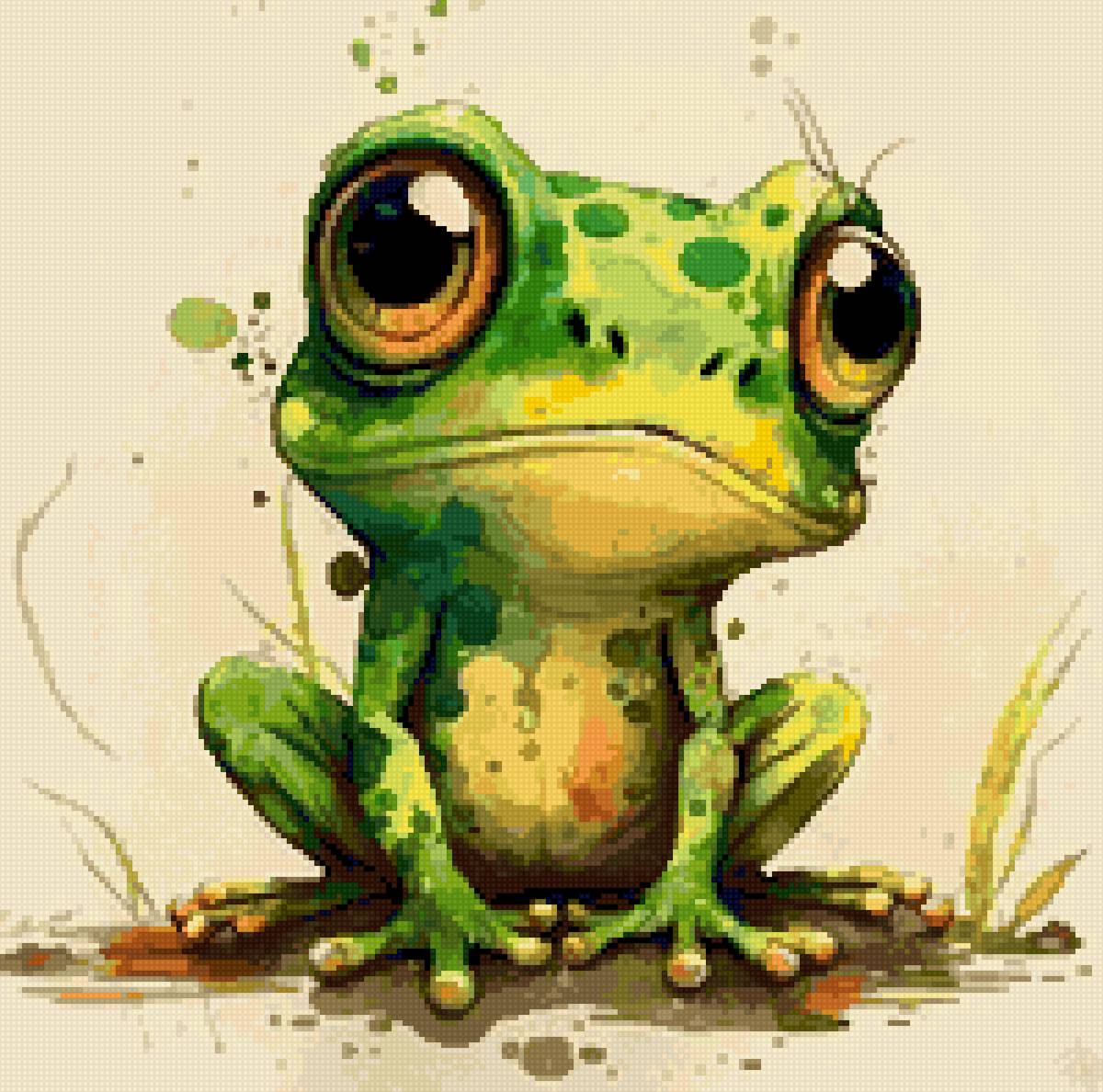 Грустная жаба - жабы - предпросмотр