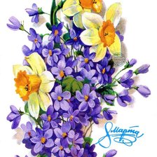 Схема вышивки «поздравление»