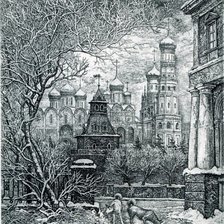 Схема вышивки «Собор»