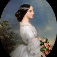 Схема вышивки «Викторианский портрет»