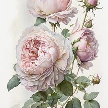 Схема вышивки «Розы»