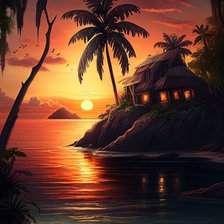 Закат в раю