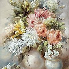 Схема вышивки «Букет цветов»