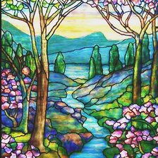 Схема вышивки «Арт нуво»