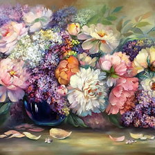 Схема вышивки «Букет.»