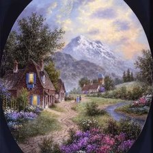 Схема вышивки «Bavarian Summer»