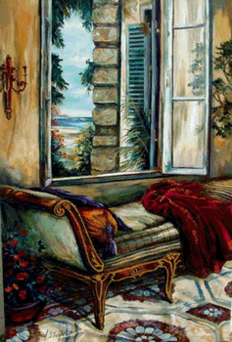 №2687301 - море, окно, интерьер - предпросмотр