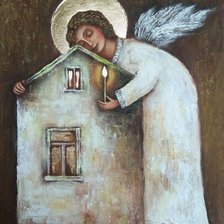 Схема вышивки «Ангел»