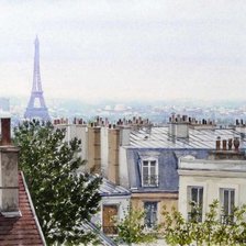 Схема вышивки «Акварель Тьерри Дюваля»