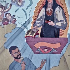 Схема вышивки «Sor Juana»