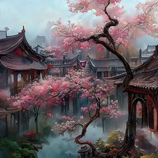 Схема вышивки «Япония»