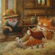 Схема вышивки «Домовой»