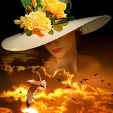 Схема вышивки «Вечер»